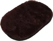 Beatifufu Shoe Polish Glove Leather Cleaning Boot Shine Glove Home Use Car Interior Soft Faux Lambswool