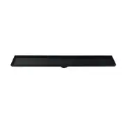 Radiant Tile Insert Linear Shower Grate - 100mm width - Matte Black - 900mm (74mm Outlet)