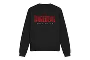 Daredevil Unisex Adult Born Again Logo Sweatshirt (Black) - UTTV15088