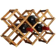 Standing Wooden Wine Rack Countertop Wine Racks,Storage Wine Rack M3R97417