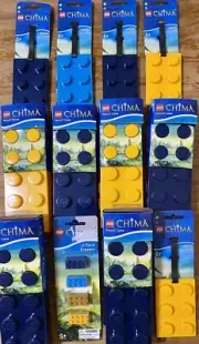 Lego Chima Pencil Case | Brick Box Mini Figure Storage | Erasers