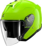 Shark Skwal i3 Jet Blank, open face helmet , color: Neon-Green , size: S