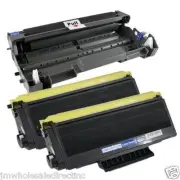 2 TN750 & 1 DR720 Combo Toner & Drum For Brother MFC8710DW MFC8950 HL5450 HL5470
