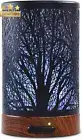 Metal Aromatherapy Essential Oil Diffuser Cool Mist Humidifier 7 LED Lights