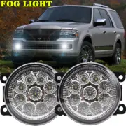 2PCS Bumper 9LED Fog Light Driving Lamp L&R For Lincoln Navigator 2007-2013 2014 (for: Lincoln)