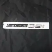 1x Silver Chrome SDrive 35i Plastic Decal Badge Sticker Emblem Engine Turbo Auto (for: MG)