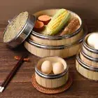 Basket Woven Bamboo Bamboo Steamer Food Steamer Steam Cooker Steamer Basket