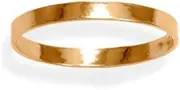 [JewelryWeb] 14/20 Gold Filled Flat Band is 2.25mm Wide-Band Style Ring for Women and Men