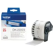 Brother DK22223 Continuous Paper Label Roll - Black on White, 50mm wide [DK22223]
