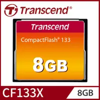 在飛比找PChome24h購物優惠-Transcend 創見 8GB 133 CF記憶卡(TS8