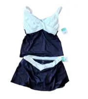 SUNSETS "Roll the Dice" Black Swim Set Underwire Skirted Tankini L-XL NWT