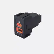 Fast Charger USB-C PD+USB-A QC3.0 Port Socket Kits For Suzuki SX4 Swift Vitara (for: Suzuki)