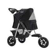i.Pet Pet Dog Stroller Pram Large Cat Carrier Travel 3 Wheels Foldable Pushchair