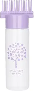 Root Comb Applicator Bottle - Hair Oil Applicator Bottle Root Comb | 180ml Hair Bottle Comb, Root Bottle Applicator For Hair Dye, Water, Liquid, Oil, Root Comb, Hair Coloring Products, Home Salon