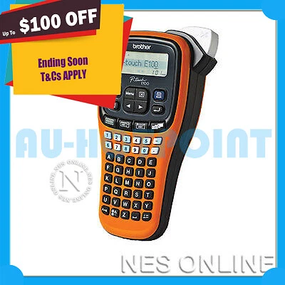 Brother PT-E110VP Handheld Label Machine for Electricians+Case (no power supply)