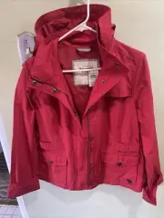 NWT Abercrombie & fitch Women’s Water and wind resistant Jacket Hoodie L Coat