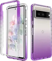 Compatible with Google Pixel 7 Pro 5G 2022 Slim TPU+PC Hybrid Shockproof Clear Back Case Cover Full Body Cover Clear Slim Phone Case for Google Pixel 7 Pro 5G 2022