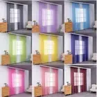 Solid Color Window Curtain Simple Partition Screen Curtain Sheer Tulle Shading
