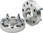 2Pieces 15/20/25/30/35/40mm PCD 5x114.3 CB: 67.1mm Wheel Spacer Adapter 5 Lug Suit Compatible For Hyundai And Kia And Universal Car M12XP1.5(2PCS 20mm Silver)