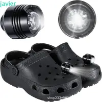 在飛比找Yahoo!奇摩拍賣優惠-JAVI1ER2PCS鞋燈,防水便攜式鱷魚頭燈,野營用品鞋子