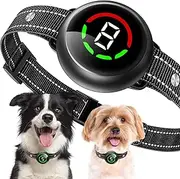 Bark Collar for Large Dog & Medium Dogs, Birkhey Dog Bark Collar, Rechargeable Waterproof Automatic Bark Shock Collar, Anti Barking Collar with Beep Vibrating Shock, 5 Sensitivity