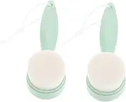 ERINGOGO Multi-use Facial Brush Set 2 Soft Bristle Cleaners Face Scrub Brush for Gentle Cleansing Makeup Removal Women's Skincare Tool