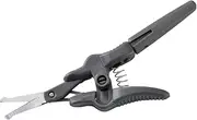 Mikinona Professional Grooming Scissors Set 4pcs Round Head Nose Hair Scissors Compact for Travel