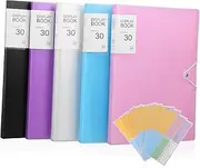 BCOATH 5 Pcs Show Folder Sticker Binder Organization School Binder Display Book Presentation Book Portfolio Book Binder Book Portfolio Folders with Pockets Plastic Binders Pp
