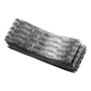 82x30mm PVC Black Print Perforated Shrink Bands 250Pcs Heat Shrink Wrap for B...