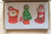 Set Of 3 Holiday Christmas USB 2.0 Flash Drive Memory Sticks 16Gb