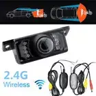 Wireless 2.4G 170°Car Reverse Rearview Backup Camera IR Parking Kit