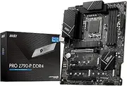 MSI PRO Z790-P DDR4 Motherboard, ATX - Supports Intel 12th and 13th Gen Processors, LGA 1700-55A DrMOS, DDR4 Memory Boost 5333+MHz/OC, PCIe 5.0 & 4.0 x16, 4X M.2 Gen4, 2.5G LAN