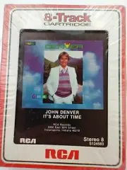 John Denver It’s About Time S124563 Sealed 8 Track Cartridge