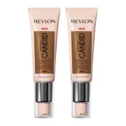 Revlon Photoready Candid Natural Finish Foundation 22ml - 540 Walnut x2