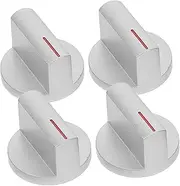 GAROZATION 4pcs Gas Stove Switch Stove Knobs Replacement Kitchen Stove Simple Style Gas Knobs Household Stove Knobs Range Knobs Replacement Gas Stove Supplies Gas Stove Knob Replacements