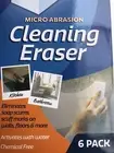Magic Cleaning Eraser Spot Cleaner Cleaning Block Removes Grime & Marks - 6 Pack