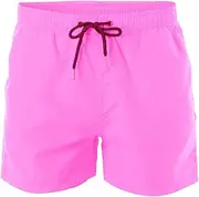 [WSLCN] Men's Swim Trunks Board Shorts Beach Pants Quick Dry Surfing Short with Pockets