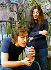 JOHN & YOKO LENNON - REFRIGERATOR PHOTO MAGNET 3"-5"