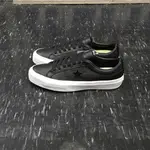 CONVERSE ONE STAR 黑色 黑白 荔枝紋 皮革 LUNARLON 鞋墊 防潑水 155548C