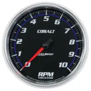 AutoMeter 6298 Cobalt Series 5" In-Dash Tachometer Gauge, 0-10000 RPM