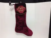 Frontgate Christmas XMAS Festive Holiday Joyeux Noel Embroidered Stockings