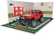 Model Car Parking Lot, Model Car Display Case, Parking Lot LED 1/24 Scale Parking Garage Model Toy - Car Model Goods Garage for Bedroom, Living Room