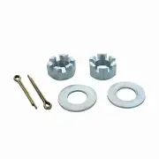 Axle Castle Nut Washer & Split Pin Kit for 2 Trailer Caravan Axle Assembly 3/4"