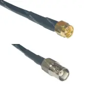 RFC195 SMA MALE to BNC FEMALE Coax RF Cable USA-Ship Lot
