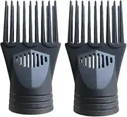 2 Pcs hair dryer comb accessories, hair dryer cover, hair dryer nozzle, universal cleaning hair dryer comb for home and barber salon