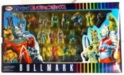 ULTRAMAN & ULTRA 7 BULLMARK BANDAI 25pc 2" FIGUR SET 2005 MIB SEALED! USA SELLER