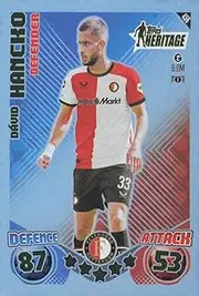 Match Attax 2024 2025 David Hancko Heritage Trading Card