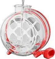 Cube Ice Bottle, 2-in-1 Water Container, Leak-Proof Mold, 6.26x4.72x2.76 Inches Space-Saving Design, Hot Weather, Ideal for Picnic, Kitchen, Gathering, and Daily Use