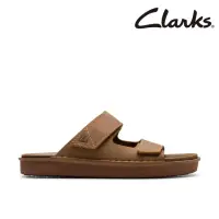 在飛比找momo購物網優惠-【Clarks】男鞋 Litton Strap 兩片式魔鬼氈