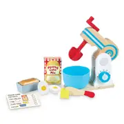 Melissa & Doug Wooden Make-A-Cake Mixer Set Kids/Childrens Interactive Toy 3y+